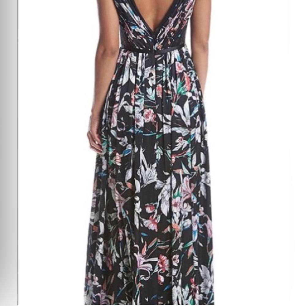 NWOT: Adrianna Papell floral and lace dress, Size 2 - Picture 4 of 11